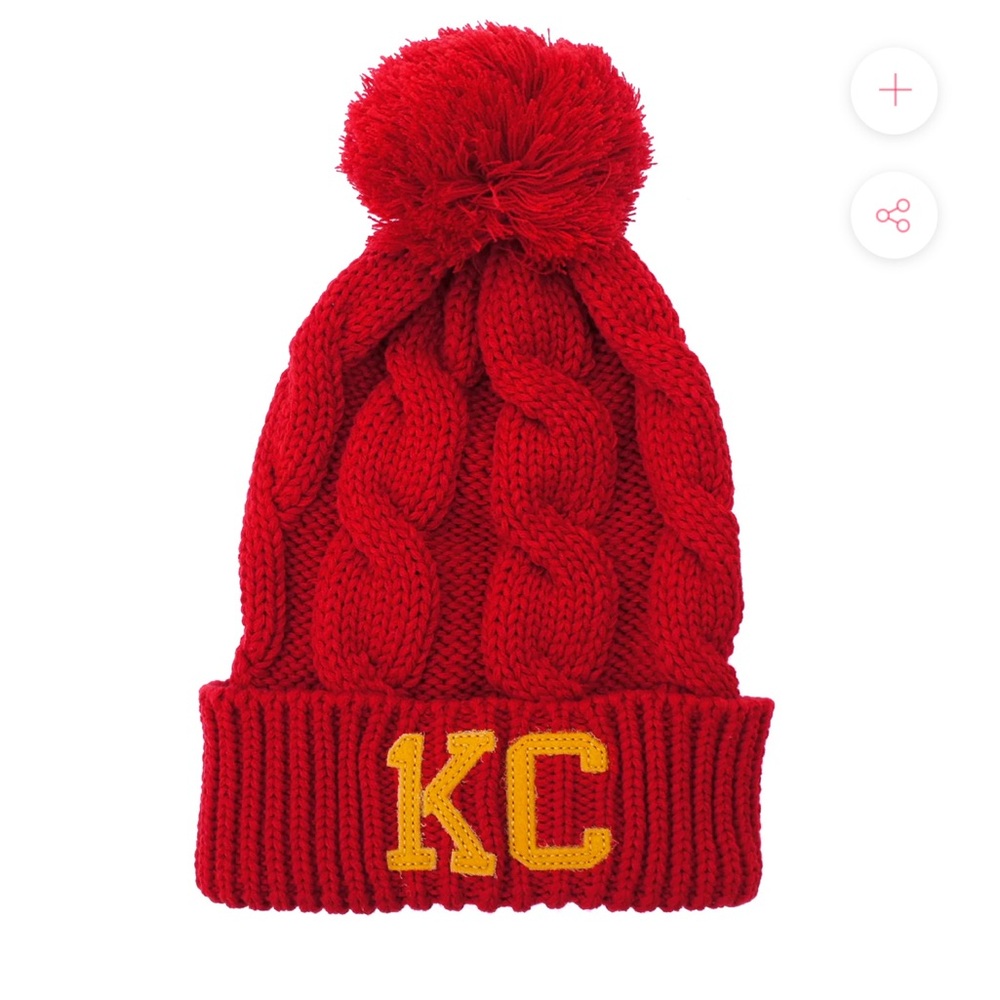 Kansas City beanie - chiefs colors